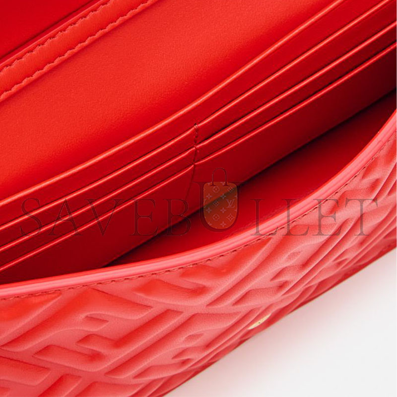 F**di wallet on chain baguette 8m0498aajdf1npy (21*11.5*5cm)